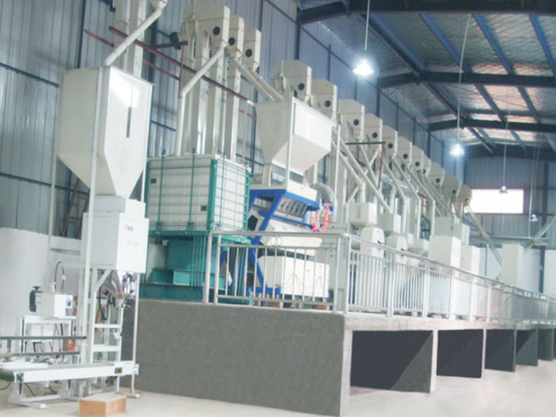 Hunan Pingjiang 60 T/D Rice Milling Plant